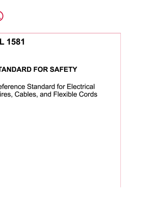 UL 1581 PDF UL 1581 PDF
